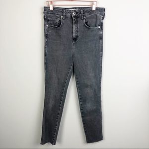 FREE PEOPLE | WE THE FREE High Rise Stretch Skinny Jeans Black Gray Women’s 29